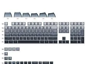 126 pcs SKYLOONG twilight pudding keycap