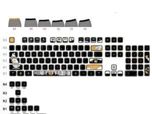 120 PCS PUDDING KEYCAP DARK TALE