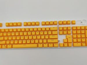 Yellow PBT Keycap - Double Shot