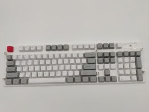 White&Grey PBT Keycap - Single Shot