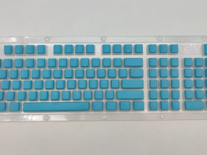 Blue PBT Pudding Keycap - Double Shot
