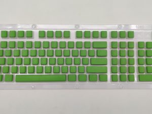 Cheese Green PBT Pudding Keycap - Double Shot