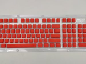 Orange Red PBT Pudding Keycap - Double Shot