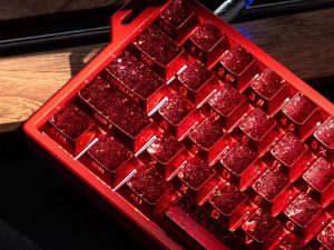 Metal Texture Frost Keycaps