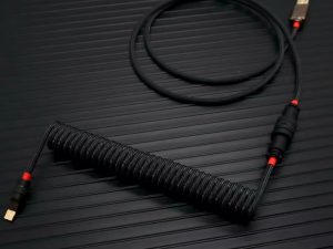 RGB Colorful Light Spiral Keyboard Cable