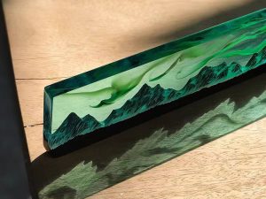 Verdant Ridge Flow Wristrest